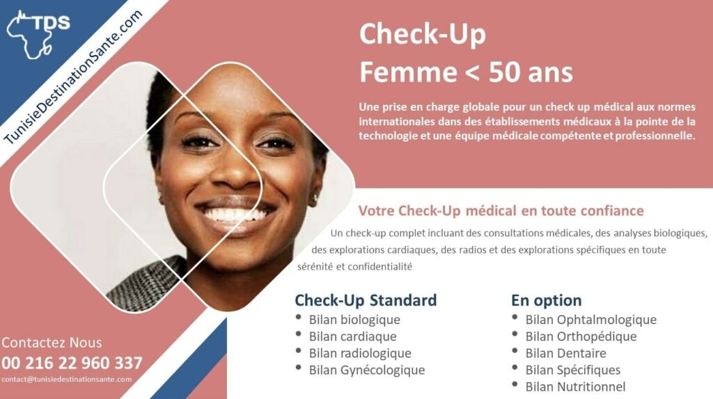 bilan santé check up femme