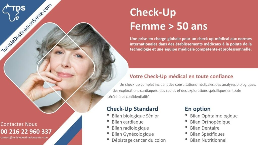 bilan de santé check up femme