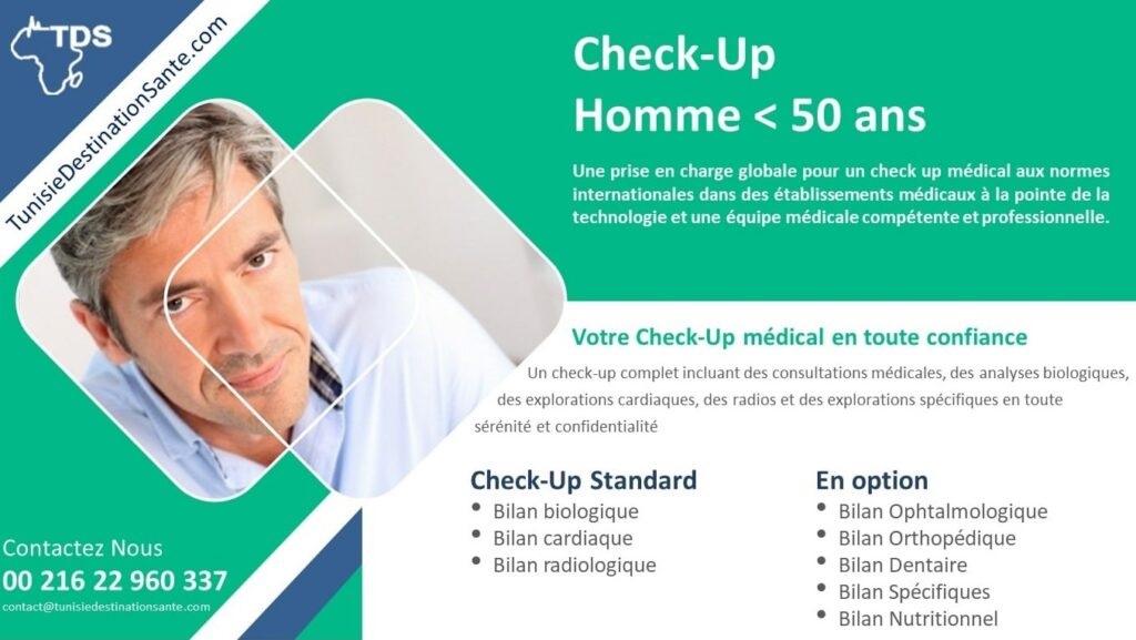 bilan santé checkup homme