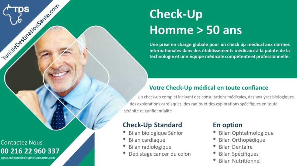 bilan de santé check up homme